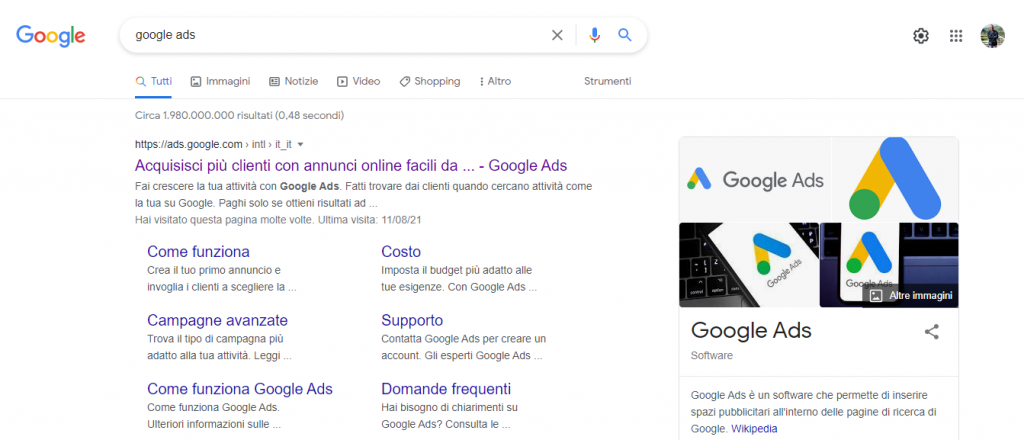 adwords immobiliare